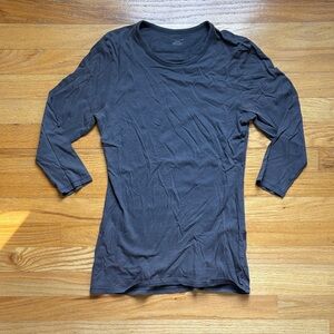 Lilla P Charcoal Long Sleeve Top
